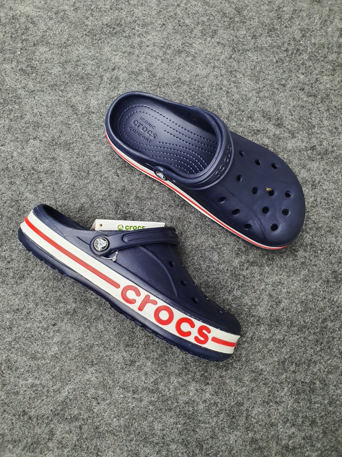 Blue | Red Bayband Clogs