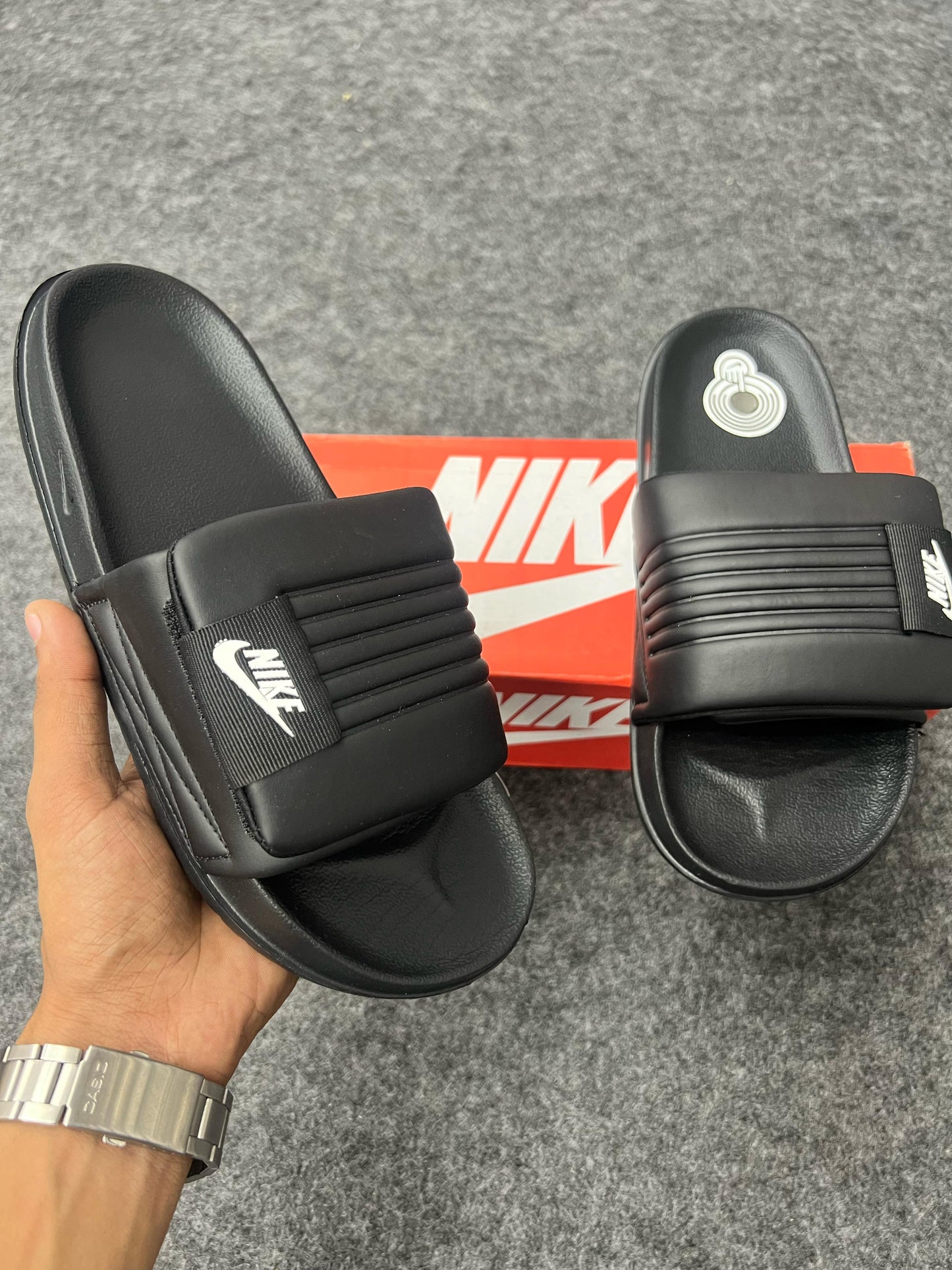 Black | Strap Slides