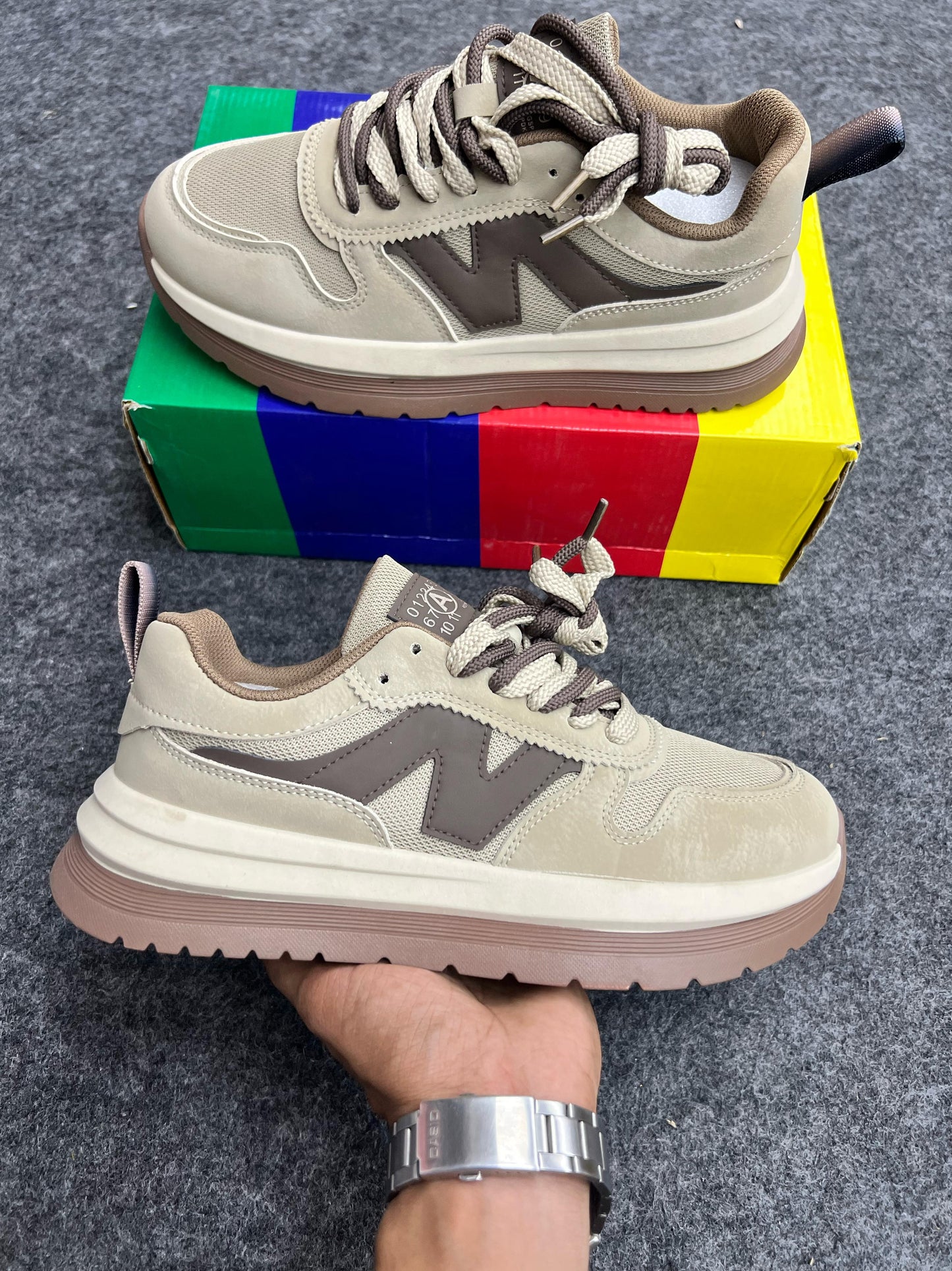 Urban Explorer Beige Sneakers