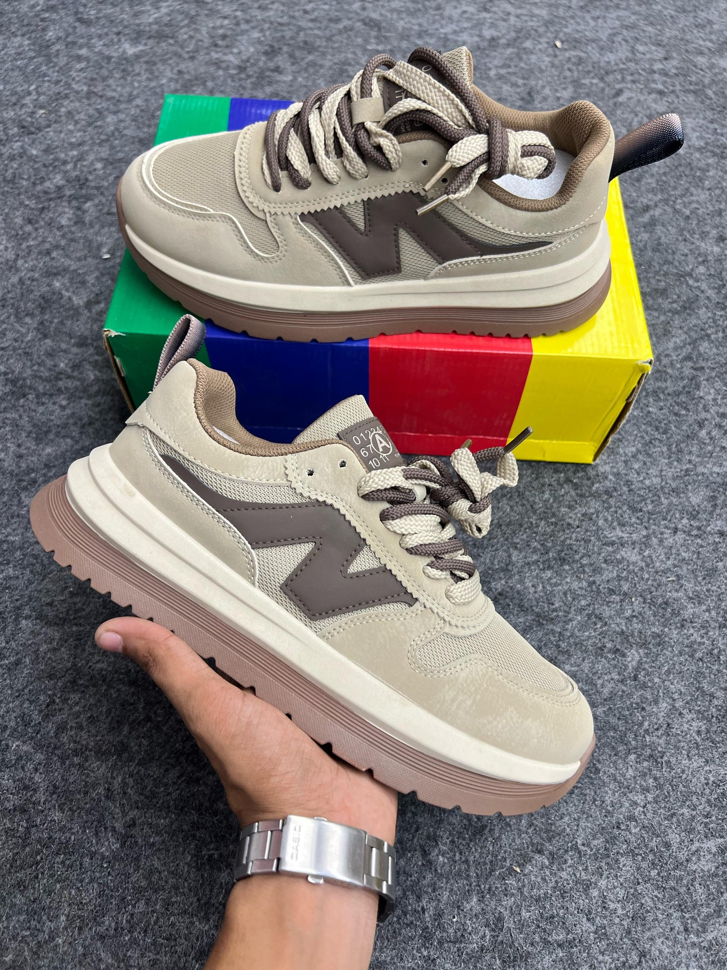 Urban Explorer Beige Sneakers