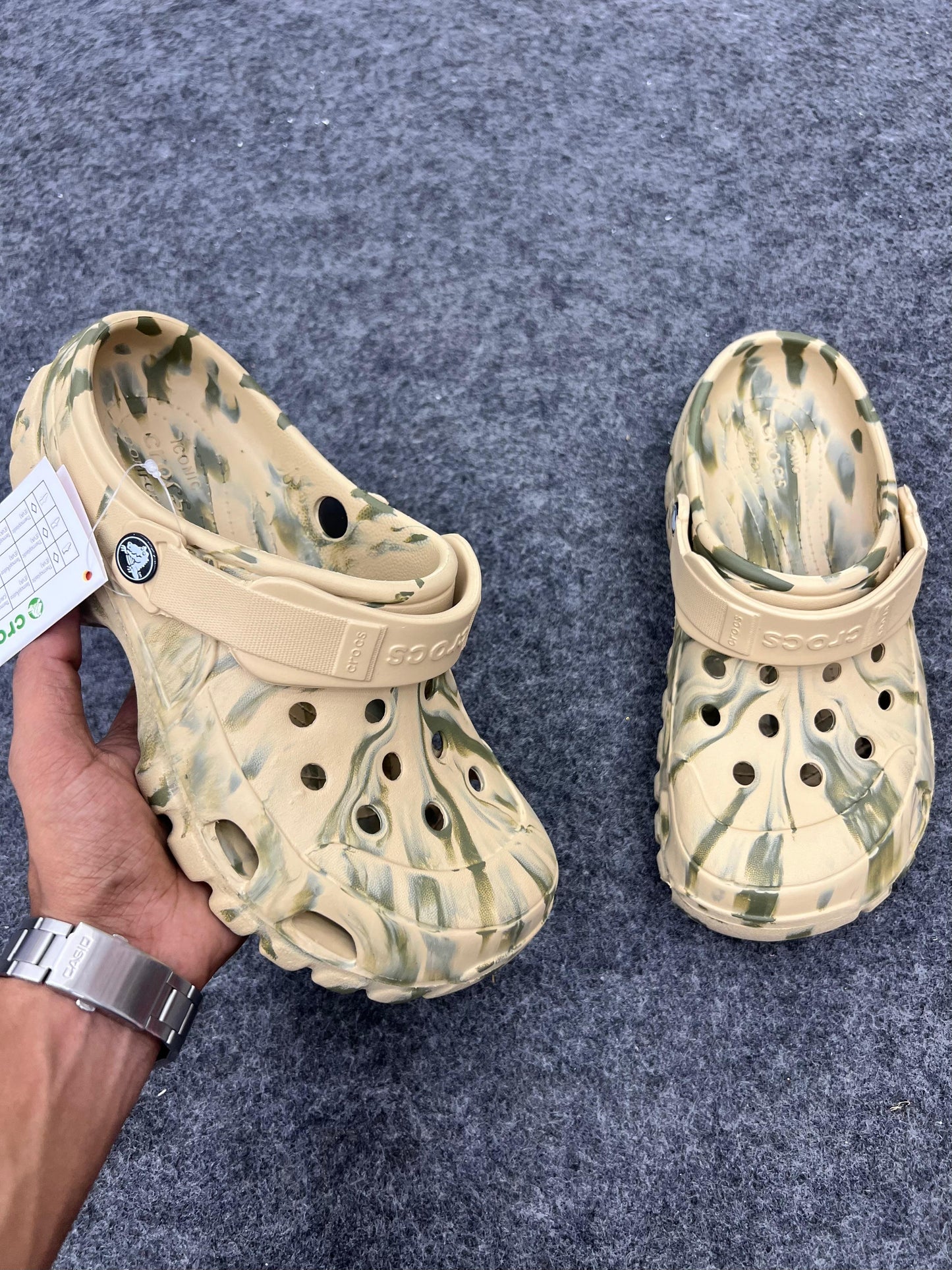 Desert Camo Crocs