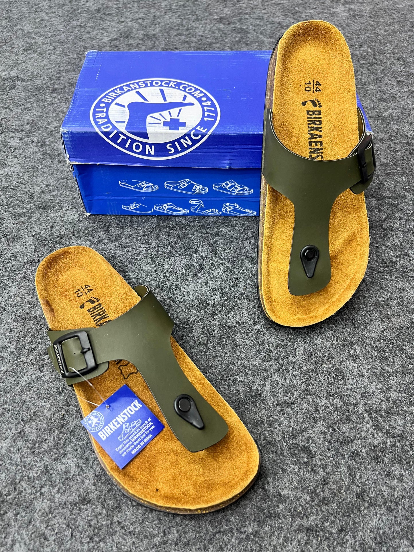 Birkenstock Comfort Sandals – Olive Green