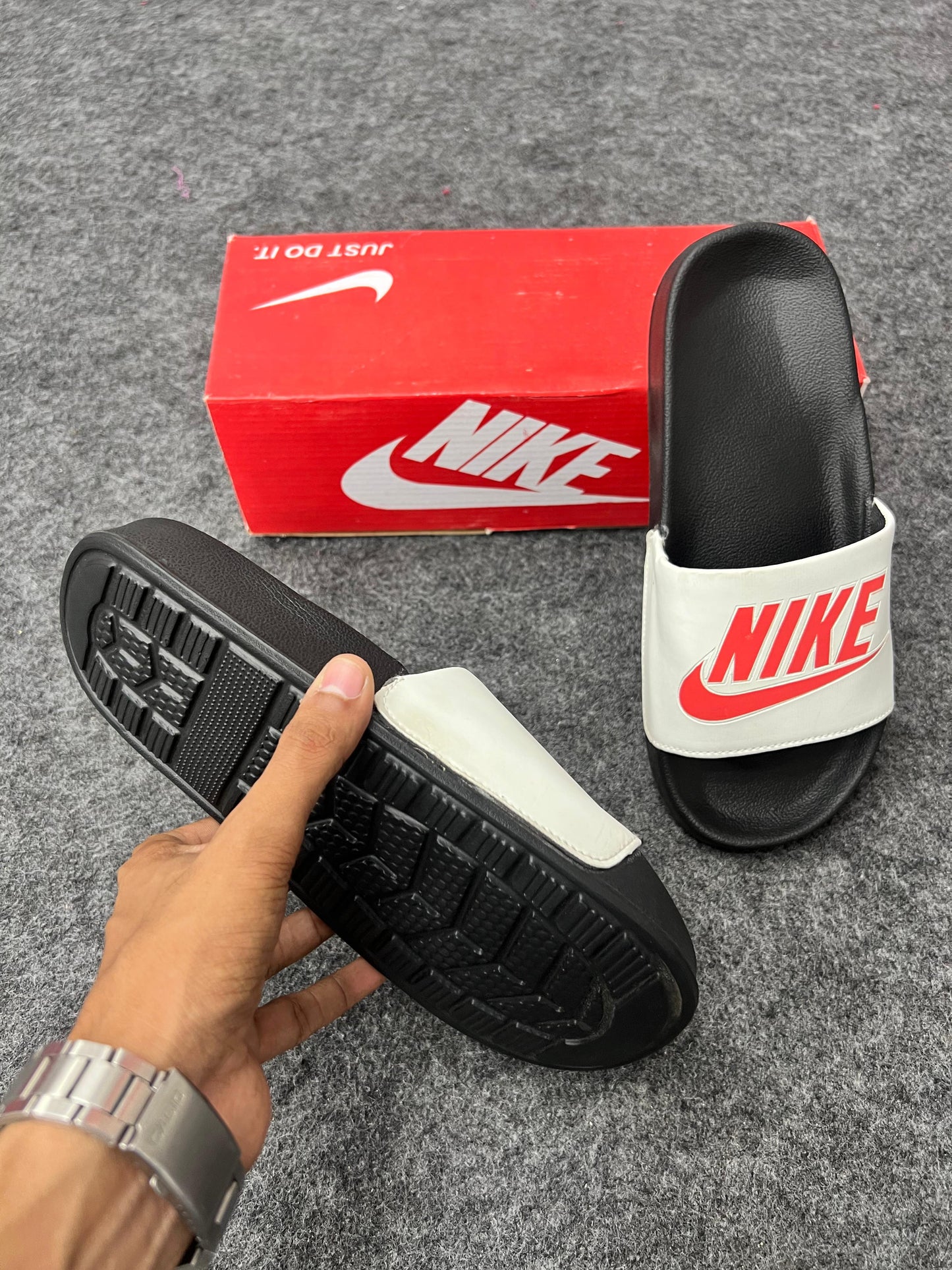 Nike Black Slides