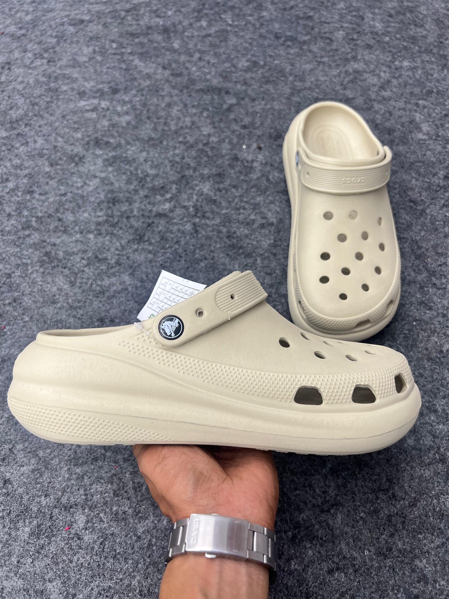 Classic Beige Clogs