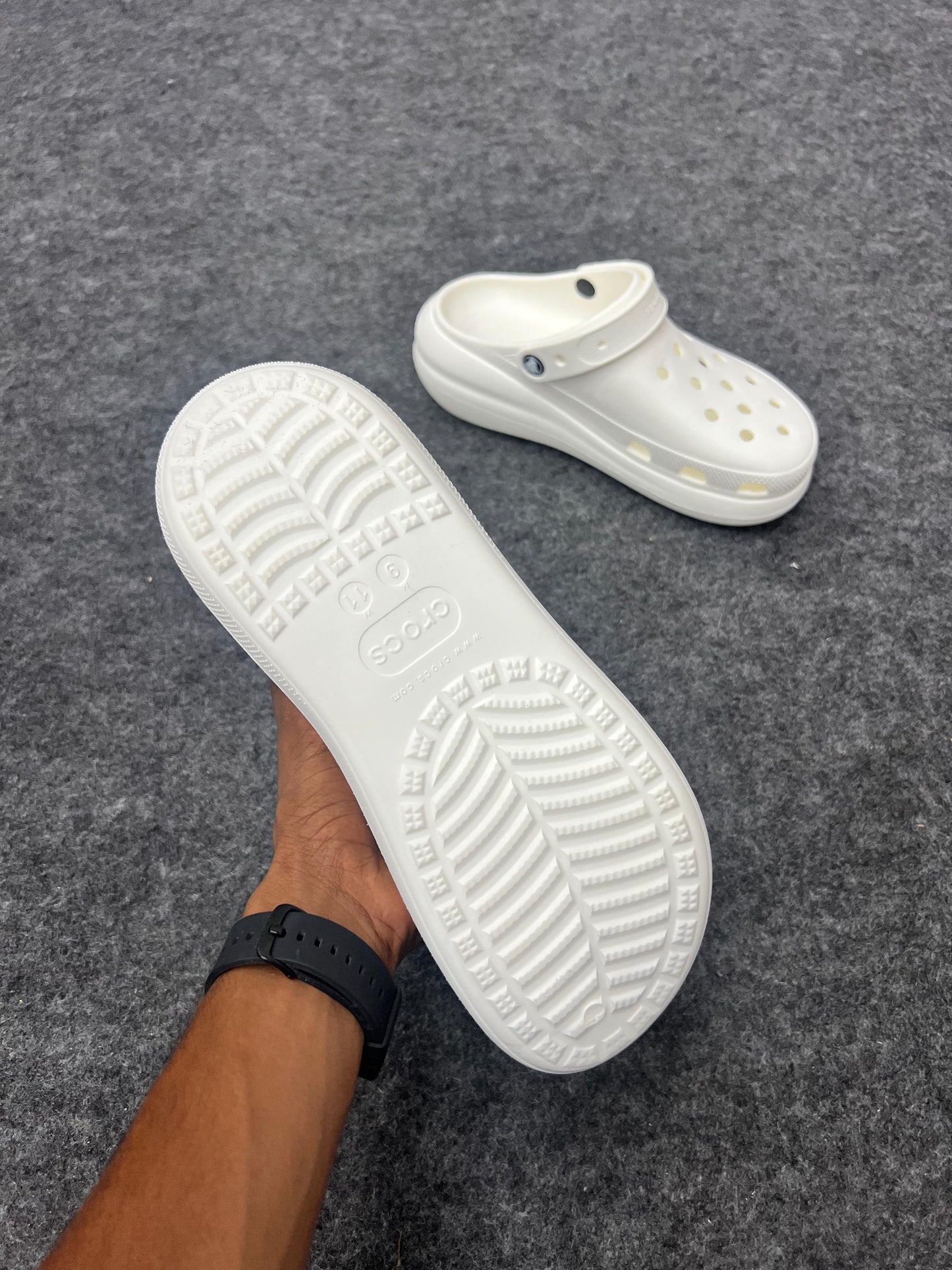 Classic White Crocs-Inspired Clogs