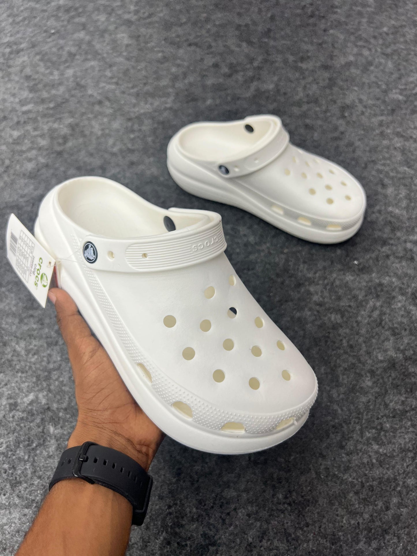 Classic White Crocs-Inspired Clogs
