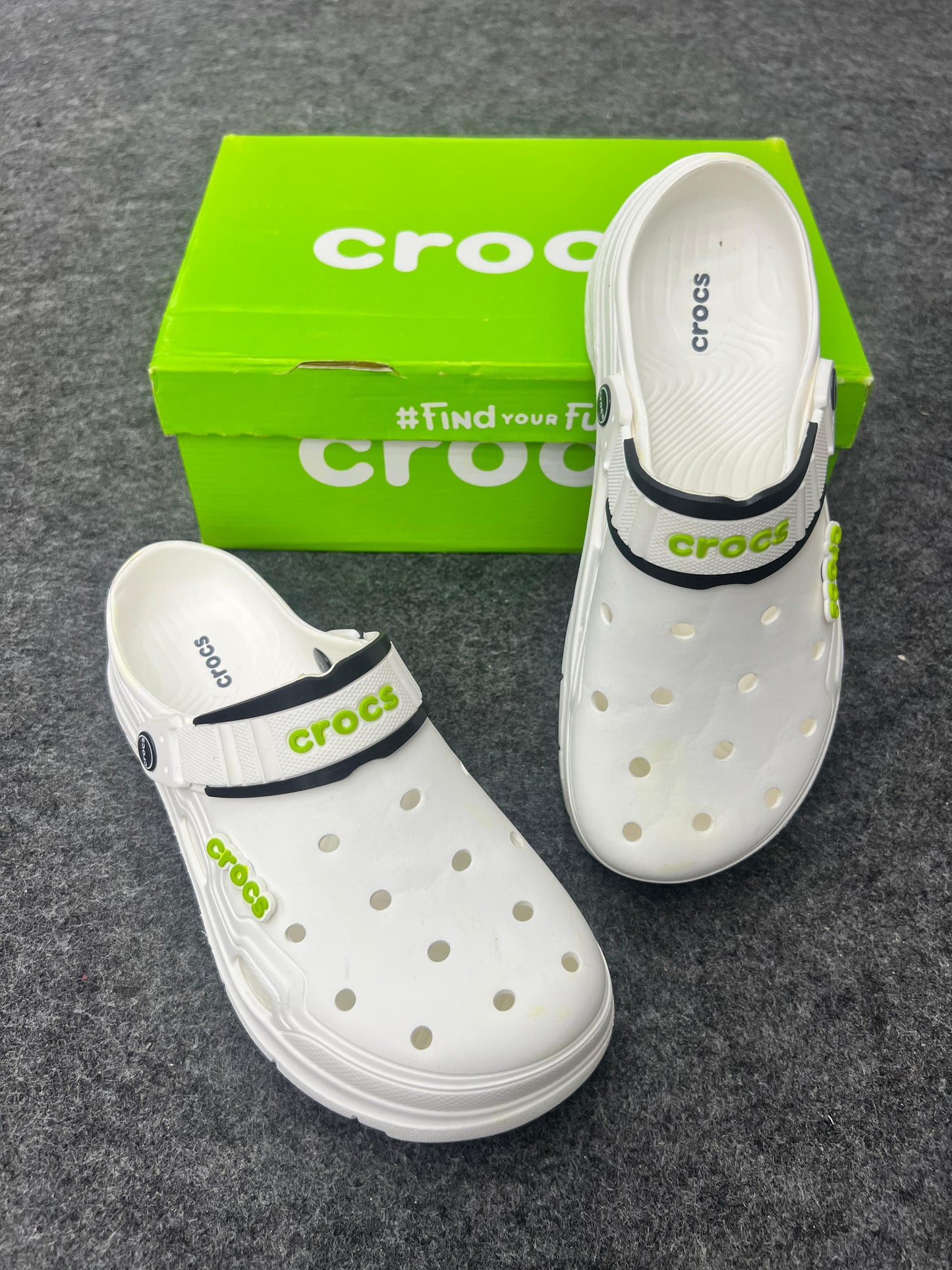 White Crocs Clogs