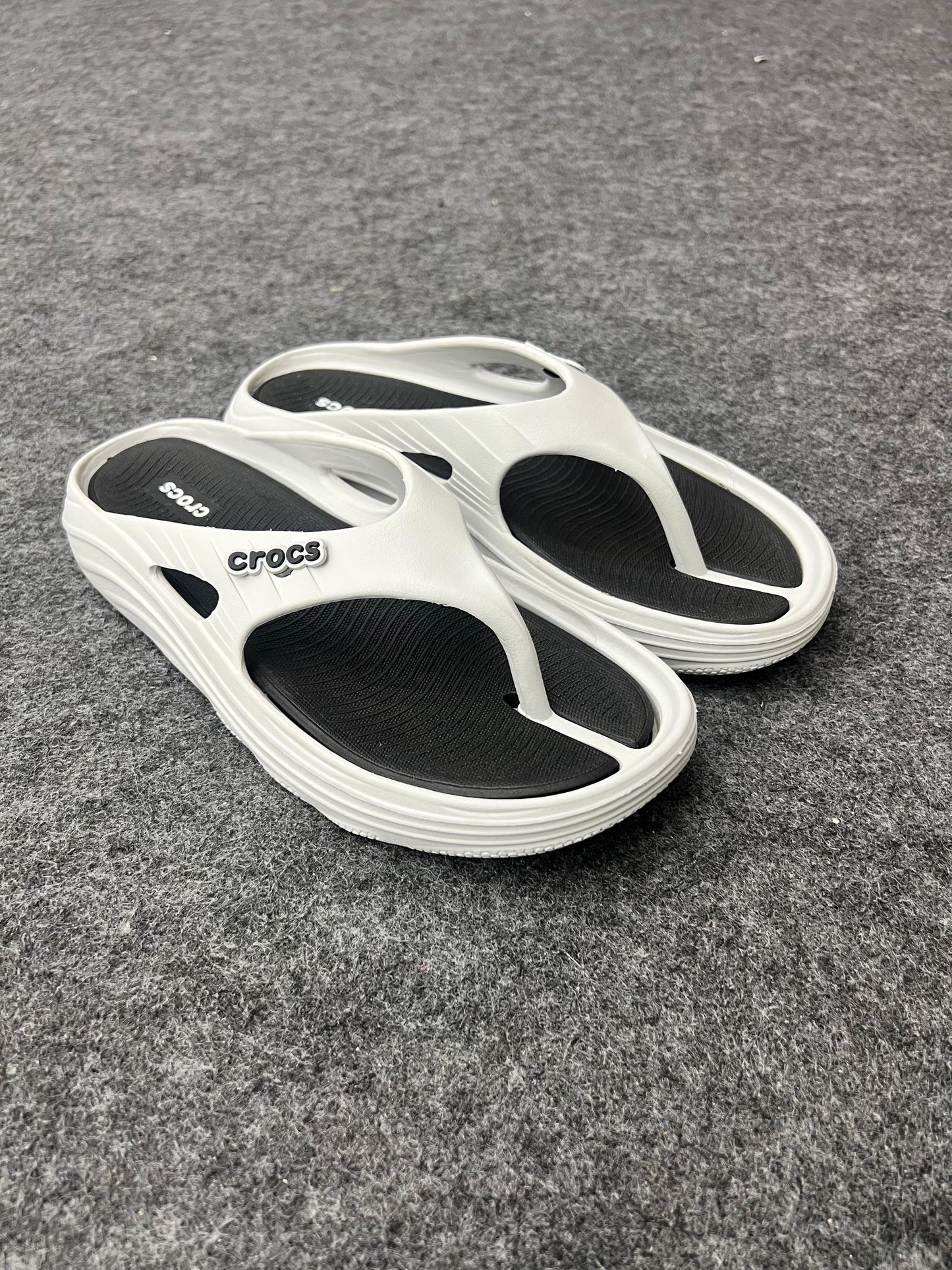 White Crocs Flip-Flop