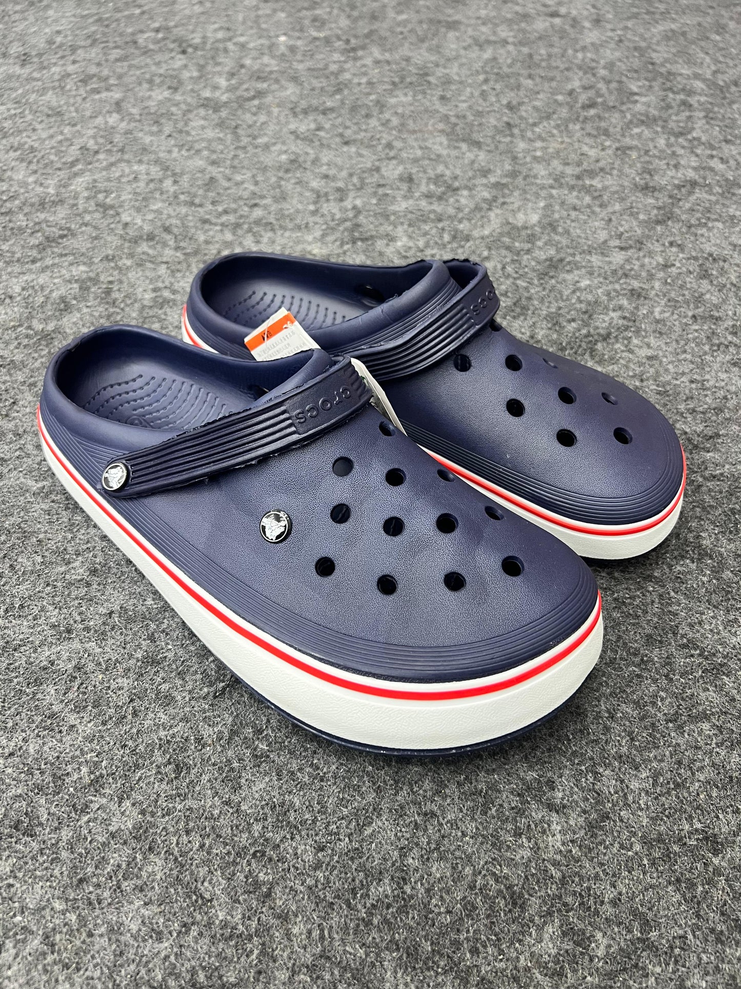 NAVY BLUE CROCS CLOGS