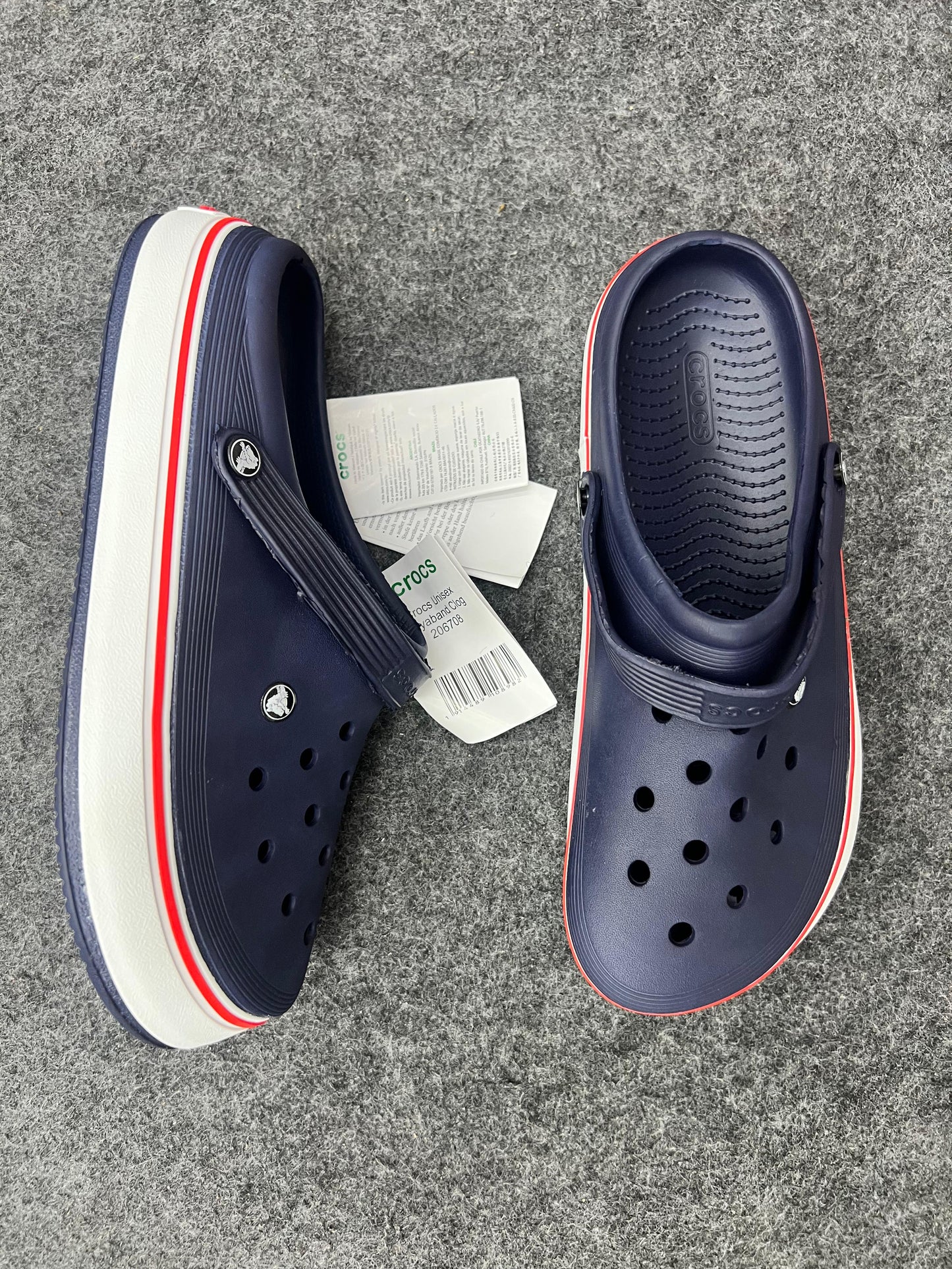 NAVY BLUE CROCS CLOGS