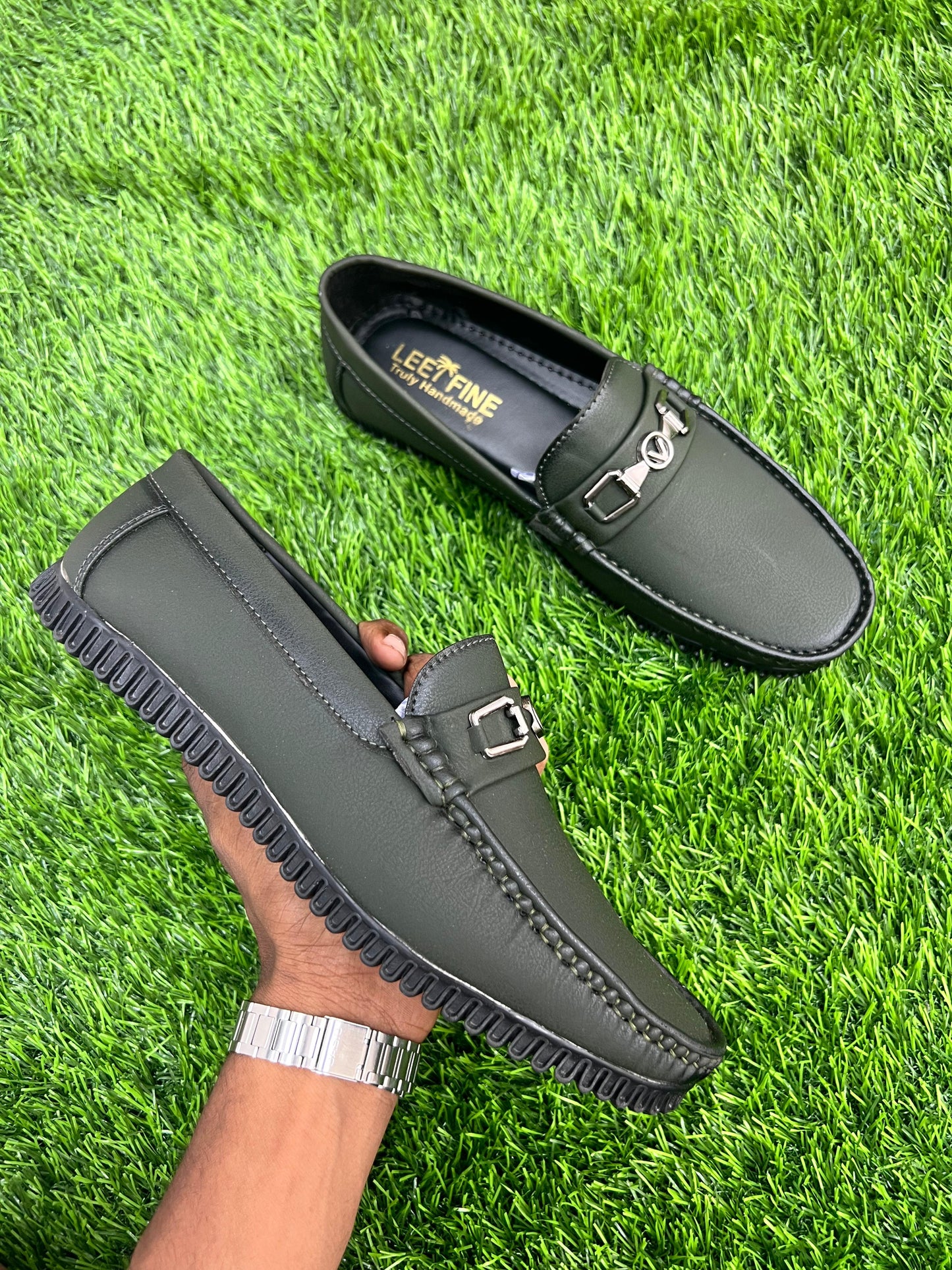 CLASSIC GREEN LOAFERS