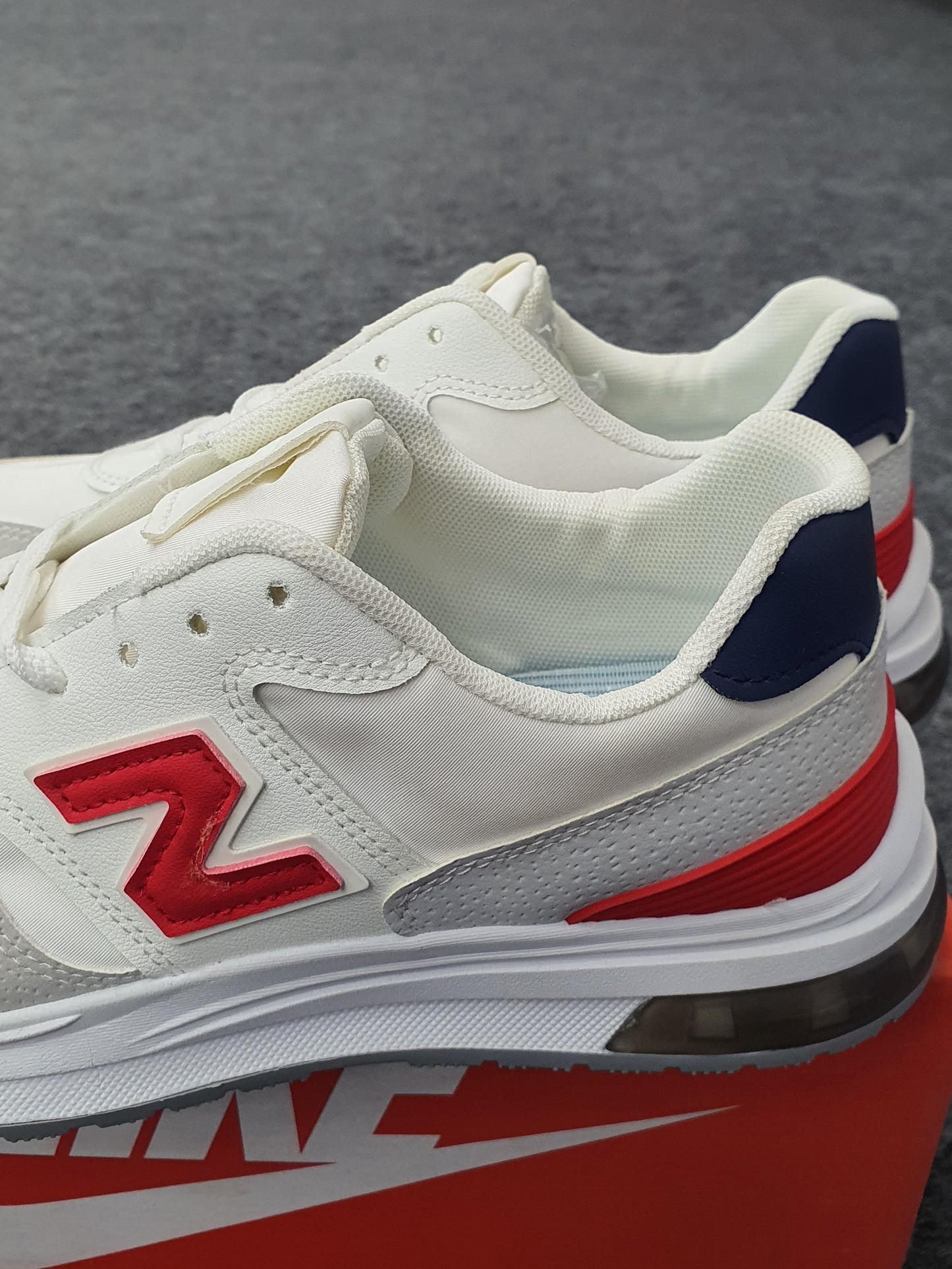 Red & White Sneakers