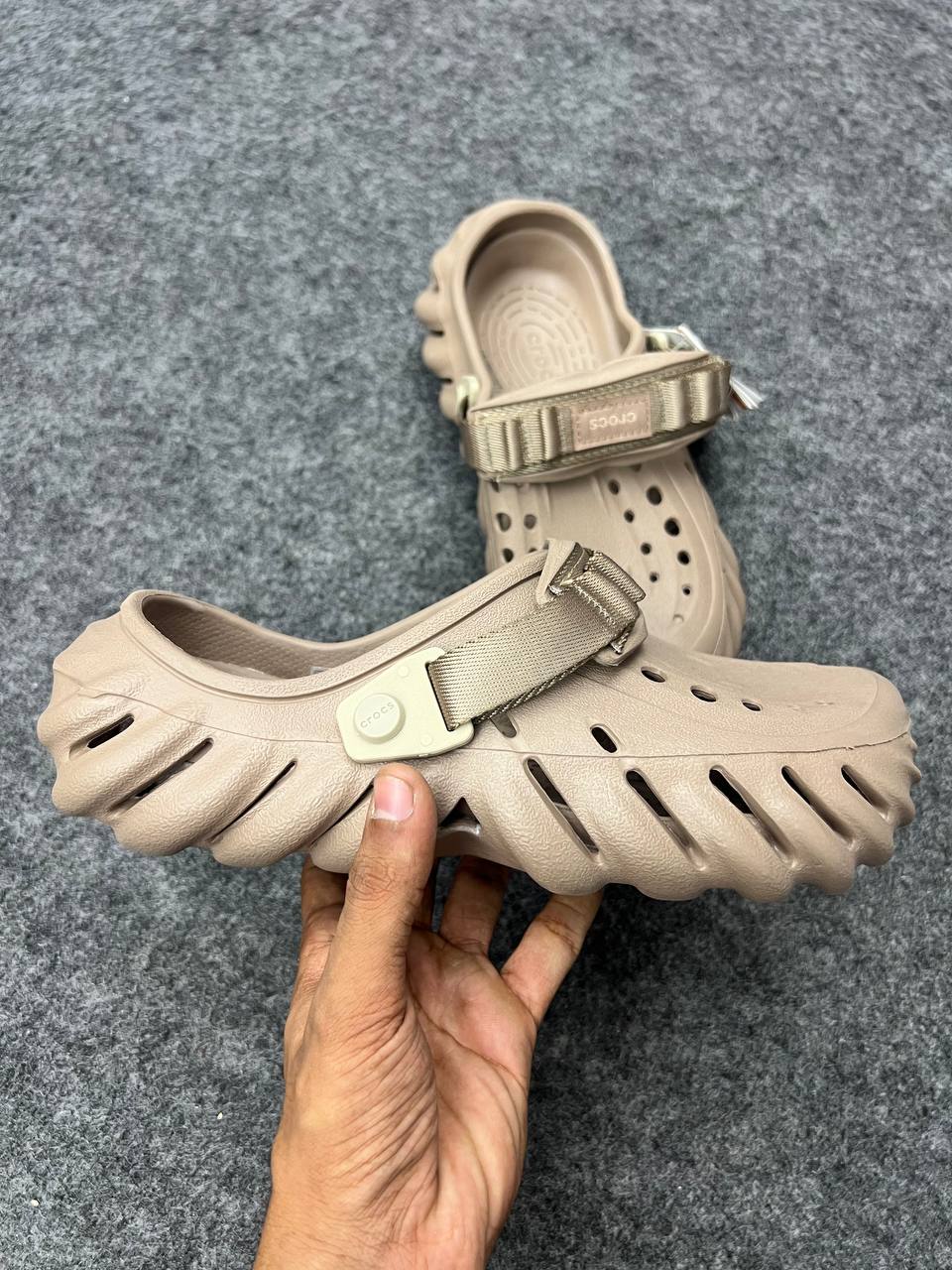 Brown Crocs Pollex Clogs