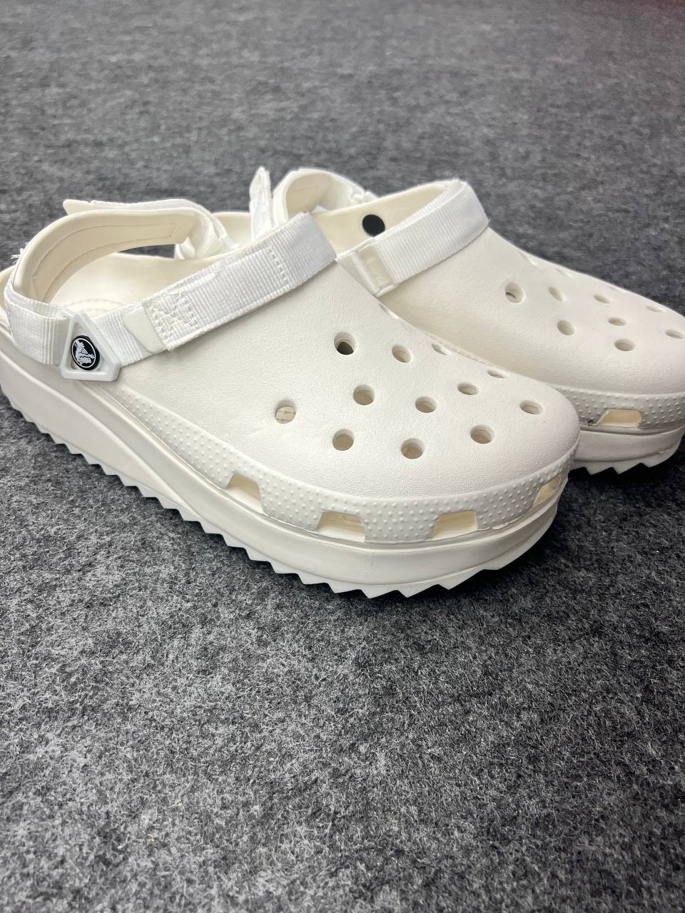 White | Full white Hiker clogs