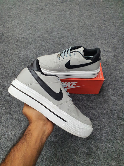 White Gray and Black |  Low-Top Air Jordan sneaker