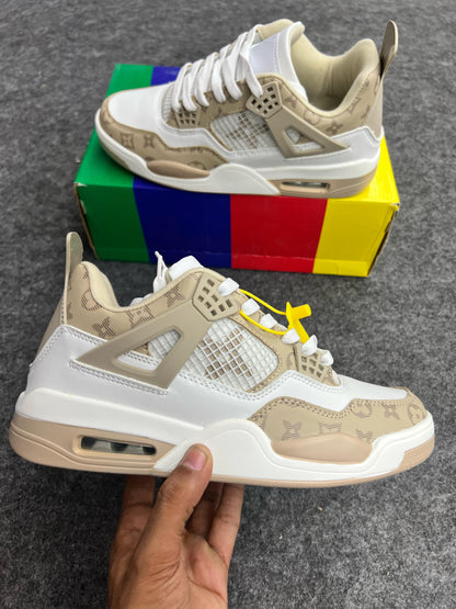 CHICHAS CLUB Beige Monogram Sneakers