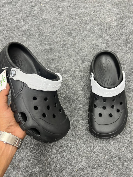 Black & White Classic Crocs