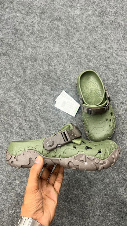 All-Terrain Army Green Crocs
