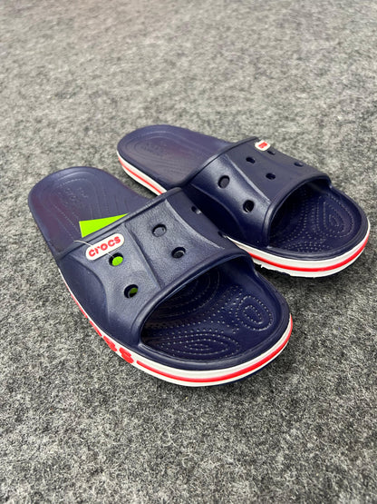 Crocs Navy Slides