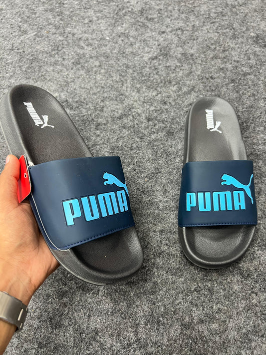 Puma Navy Blue Slides