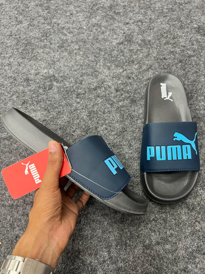 Puma Navy Blue Slides