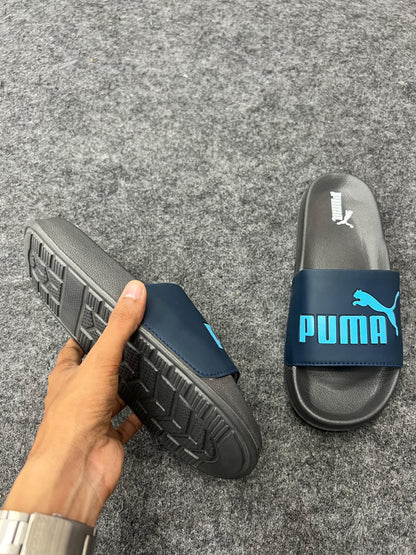 Puma Navy Blue Slides
