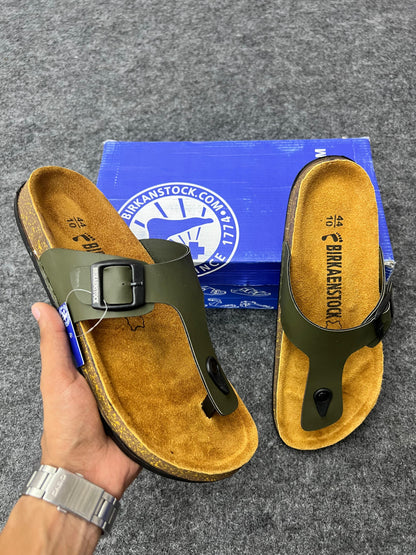 Birkenstock Comfort Sandals – Olive Green