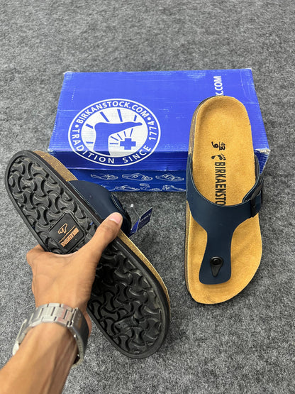 Birkenstock Comfort Sandals – Navy blue
