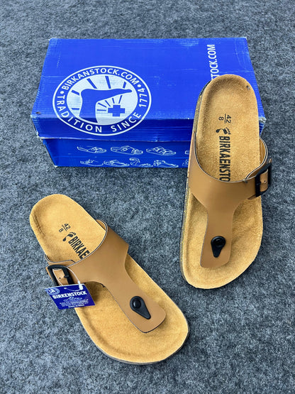 Birkenstock Comfort Sandals – Tan thong sandals