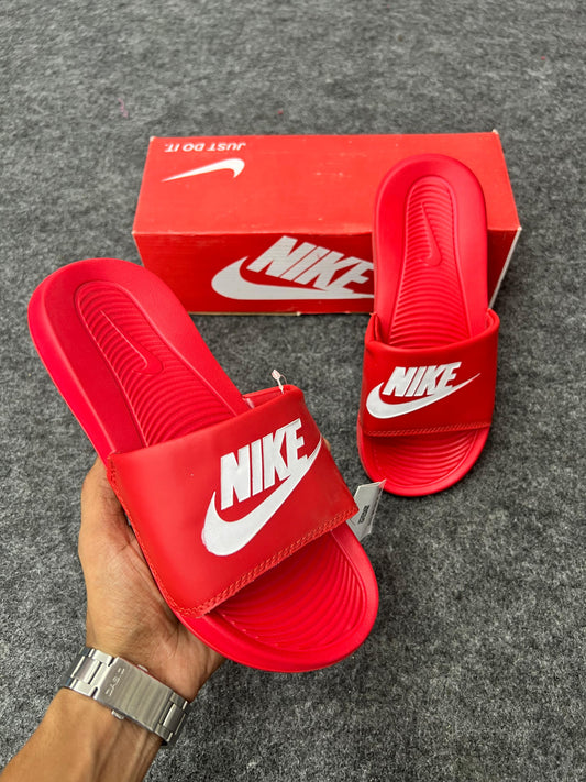 Nike Red Slides