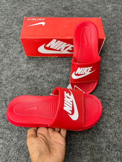 Nike Red Slides