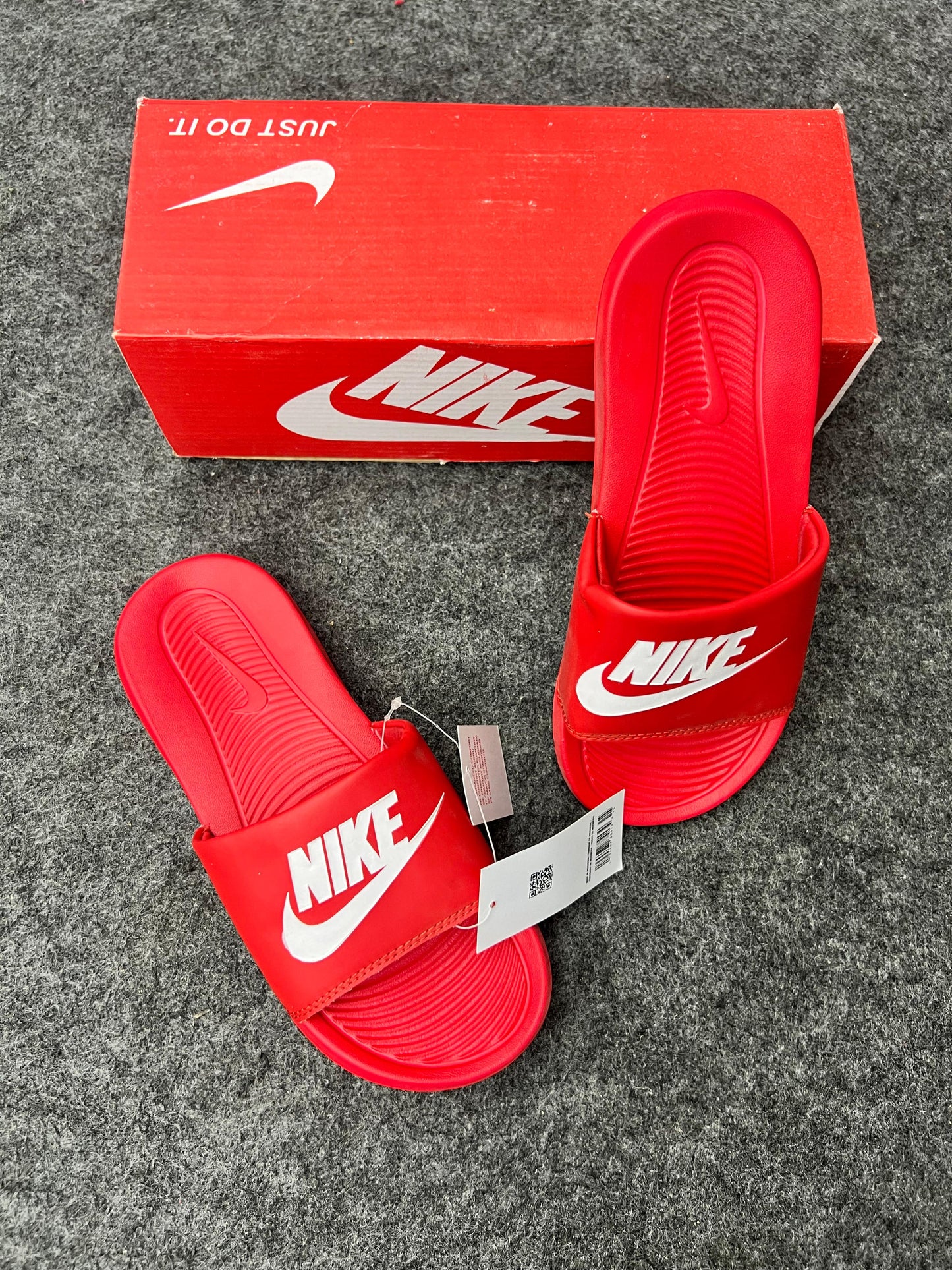 Nike Red Slides