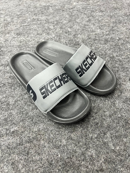 GREY STRAP WITH BOLD BLACK SKECHERS