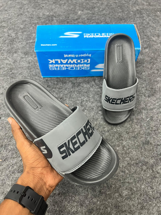 GREY STRAP WITH BOLD BLACK SKECHERS