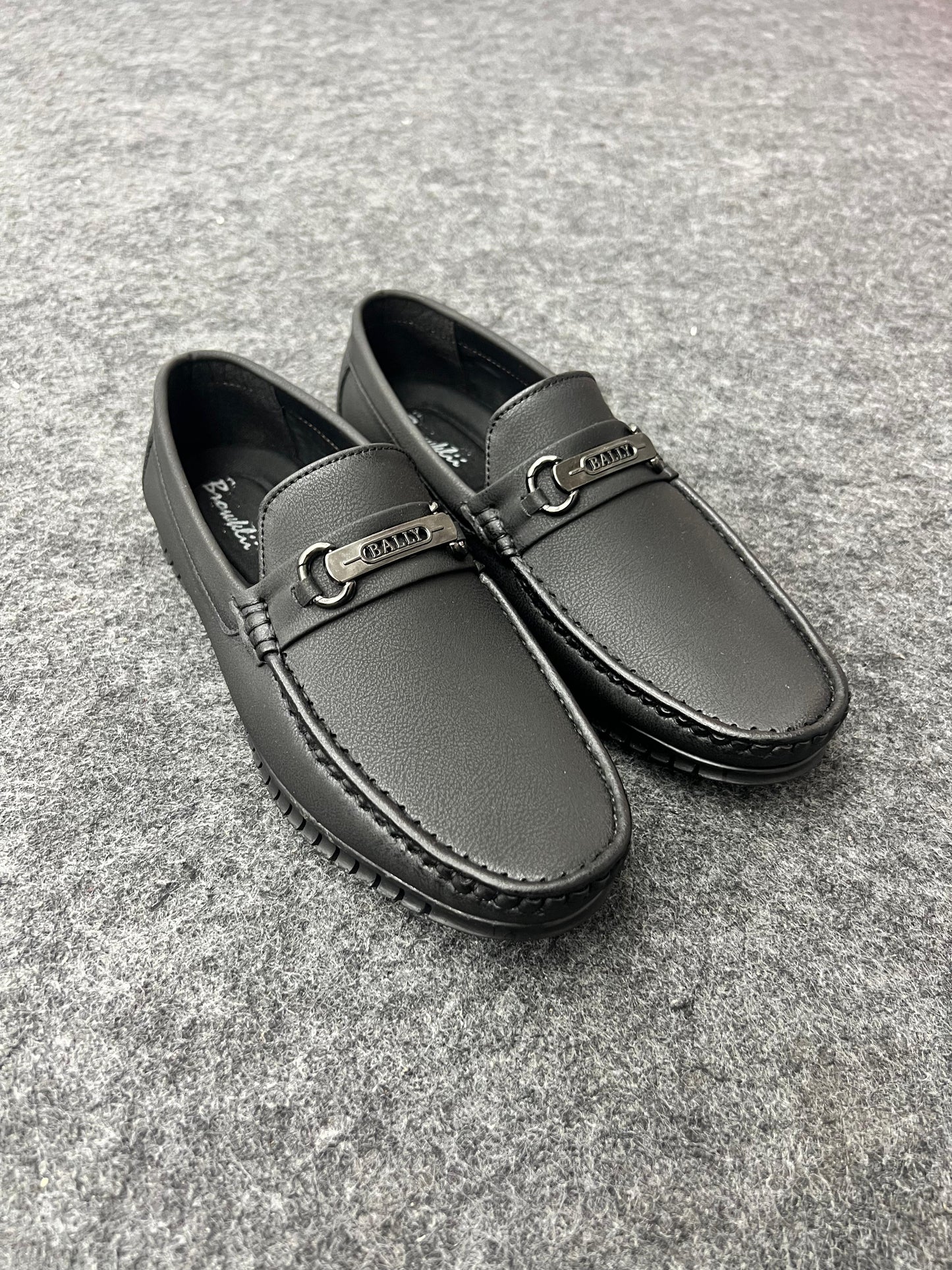 Classic black loafers