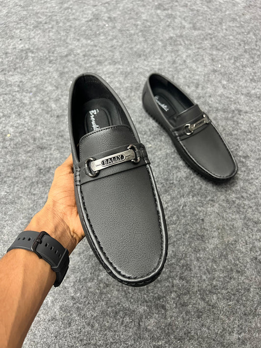Classic black loafers