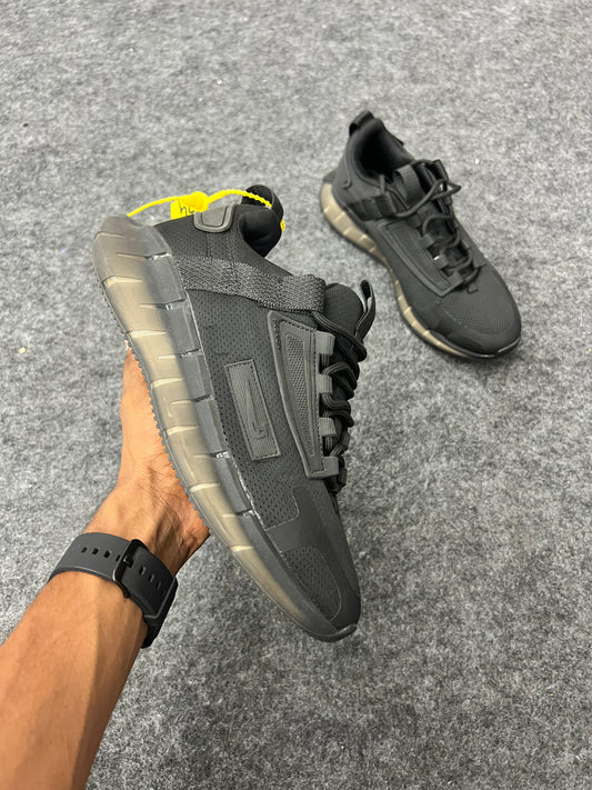 Sleek all-black sneakers