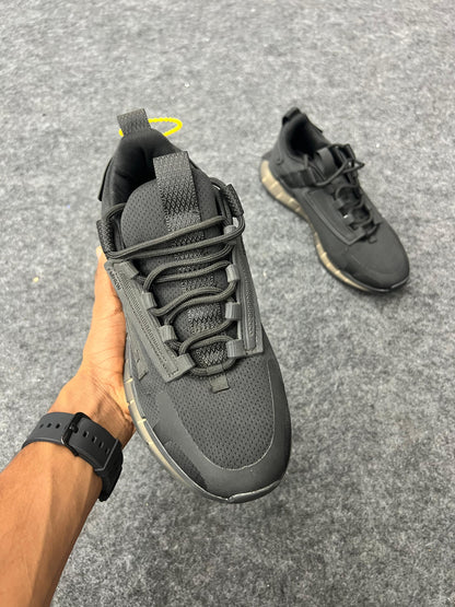 Sleek all-black sneakers
