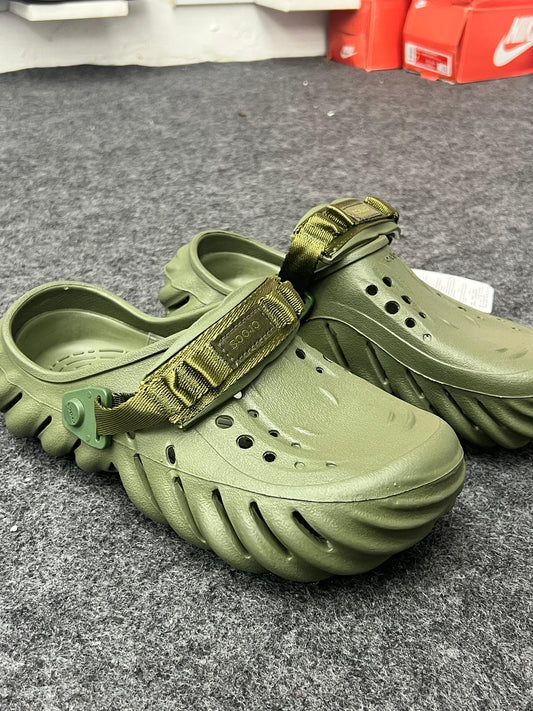 ARMY GREEN CROCS POLLEX CLOG BY SALEHE BEMBURY