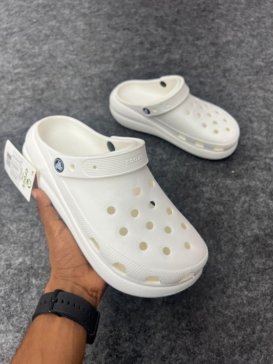 Classic White Crocs-Inspired Clogs