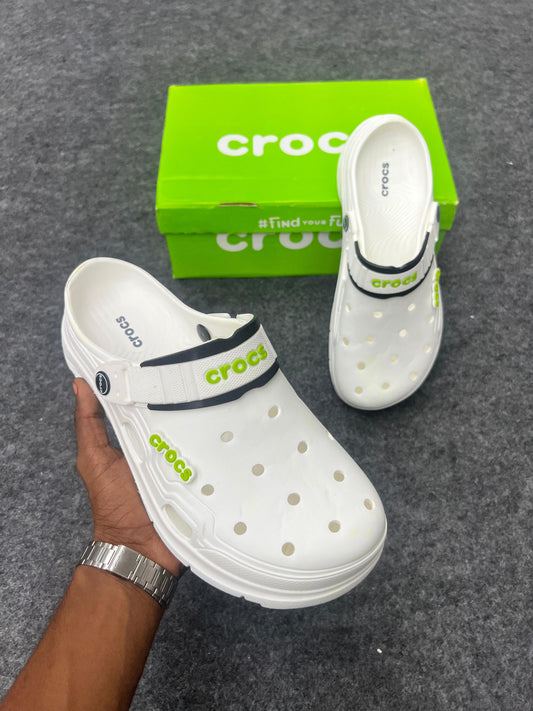 White Crocs Clogs