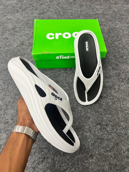 White Crocs Flip-Flop