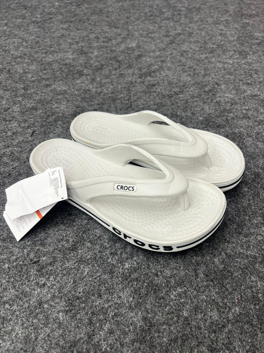 CLASSIC WHITE CROCS FLIP - FLOPS