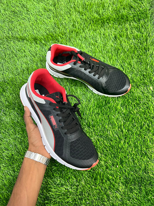 BLACK & RED ATHLETIC SHOES