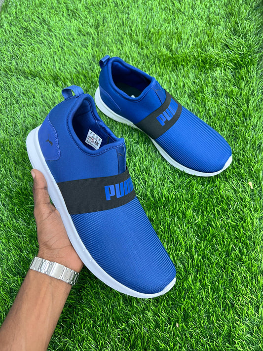PUMA Blue Slip-On Sneakers