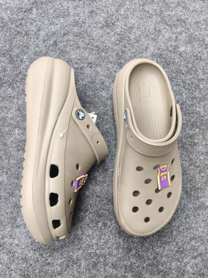 Beige Classic Crocs