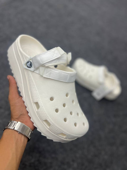 White | Full white Hiker clogs